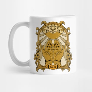 Praying Gold Hands Mug